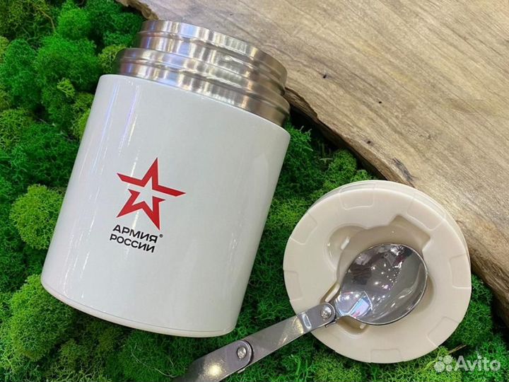 Термос для еды с ложкой 