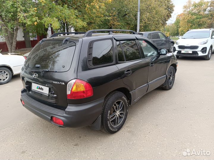 Hyundai Santa Fe 2.4 МТ, 2003, битый, 205 000 км