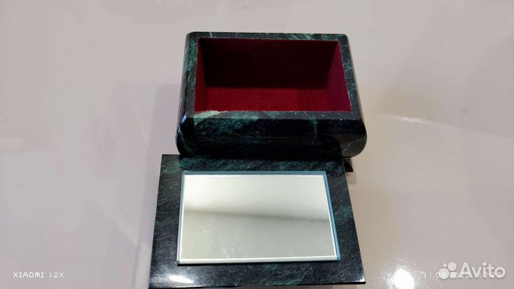 Шкатулка из натурального камня для украшений