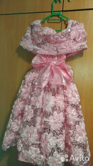 Платье для девочки 4-7 лет