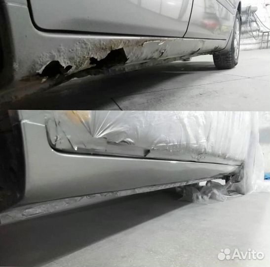 Пороги для Chevrolet Rezzo Кузовные Ремонтные