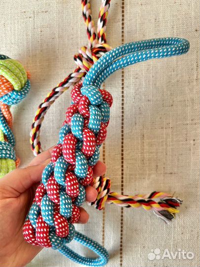 Набор игрушек- канатов для собак, 4 шт