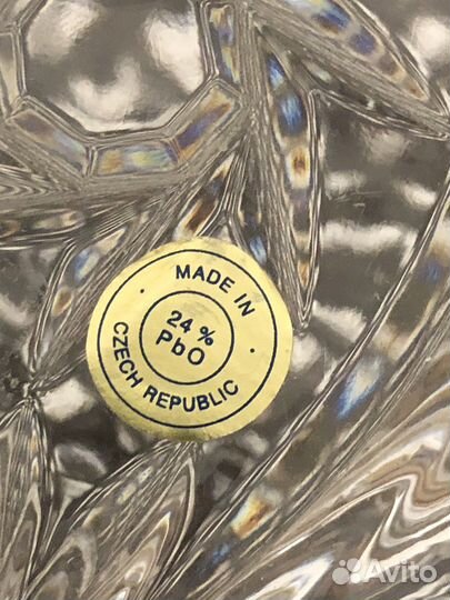 Ваза хрустальная СССР