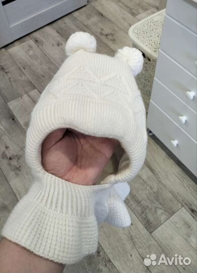 Зимняя шапка шлем капор