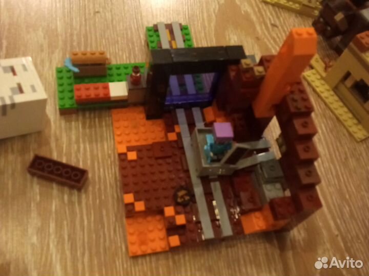 Lego minecraft портал в ад 21143
