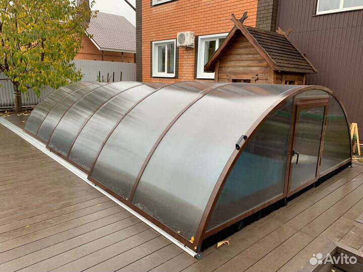 Павильон для бассейна собственное производство