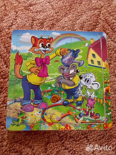 Пазлы деревянные, игра профессии