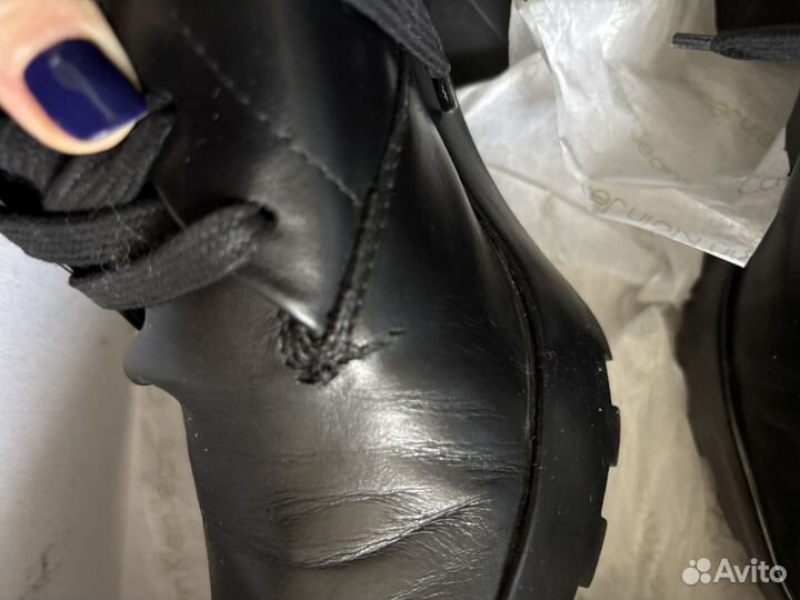 Ботильоны 39, натуральная кожа