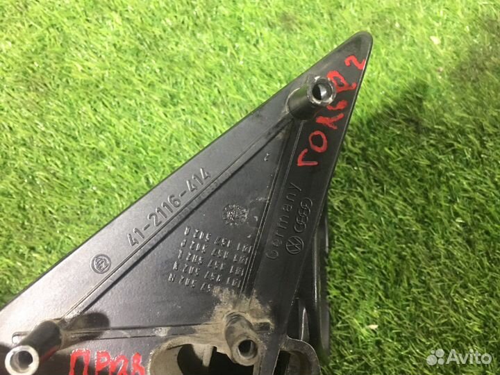 Боковое зеркало правое на Volkswagen Golf 2