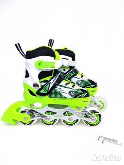 Ролики раздв., алюм. рама, abec-7