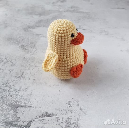 Утка интерьерная игрушка, брелок 8 см