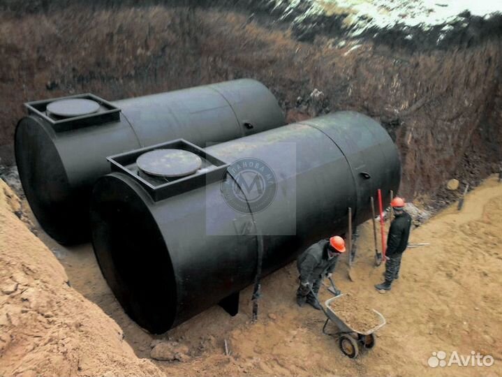 Резервуар горизонтальный 70м3и более