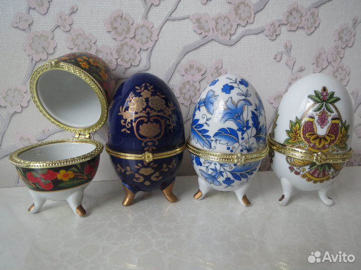 Сувенирные шкатулки и пасхальные яйца