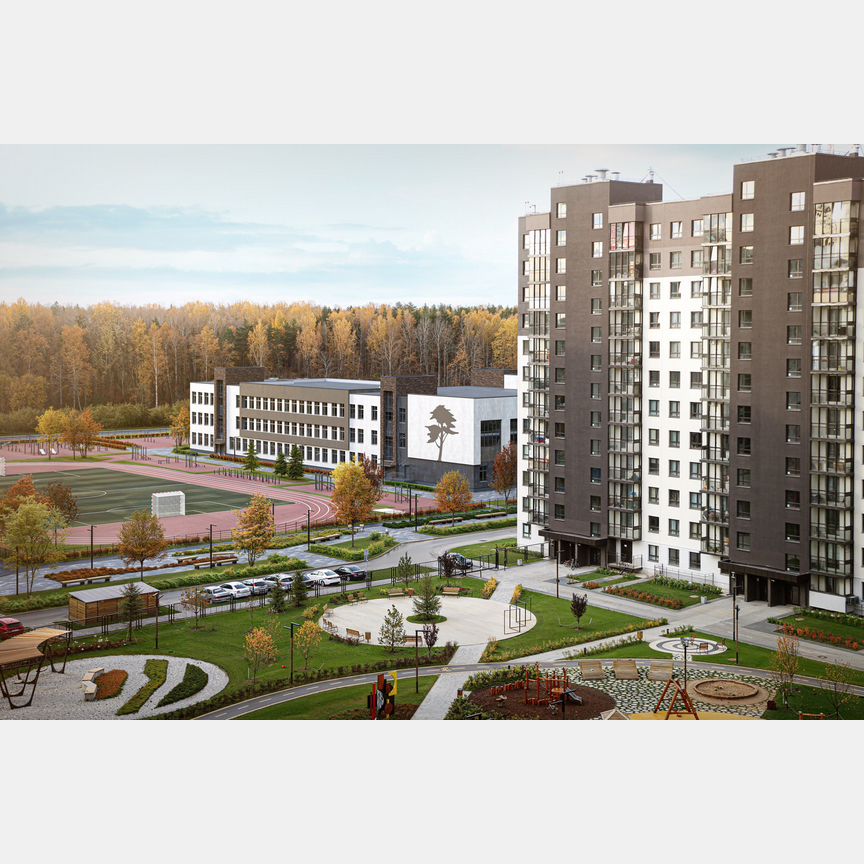 1-к. квартира, 38,1 м², 1/12 эт.