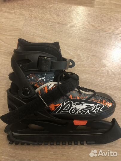 Коньки детские раздвижные 31-35 31-36