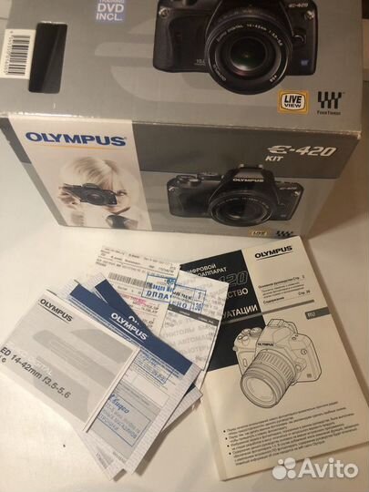 Зеркал. фотоаппарат olympus e-420