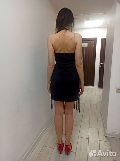 Вечернее платье латина гэтсби 42-44, s с пайетками