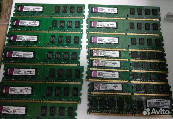Оперативная память DDR2 Kingston 2 / 4 / 8 Gb