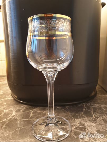 Бокалы для вина 230 панто платина Чехия Богемия