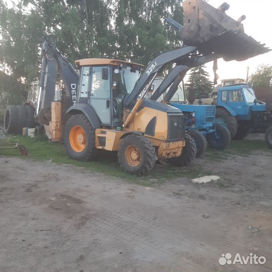 Услуги экскаватора погрузчика john deer
