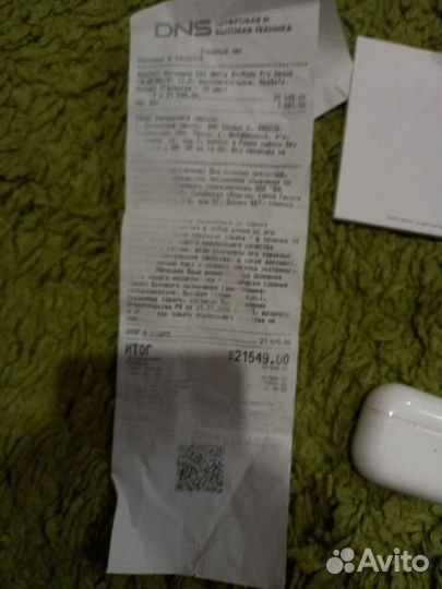 Apple AirPods pro без правого наушника