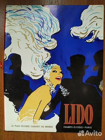 Буклеты и билеты из парижского казино Lido,70годы