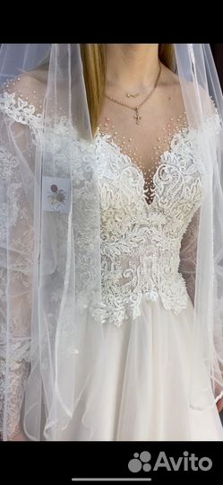 Свадебное платье 48р