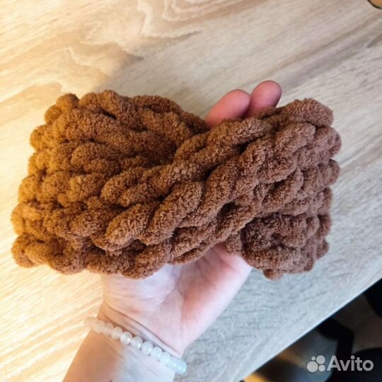 Повязка тёплая на голову