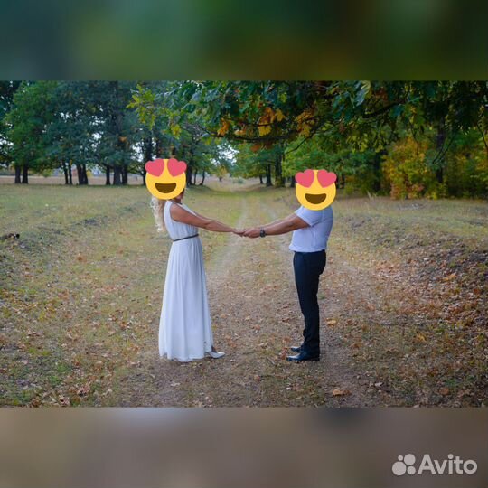 Свадебное платье 48 50 бу