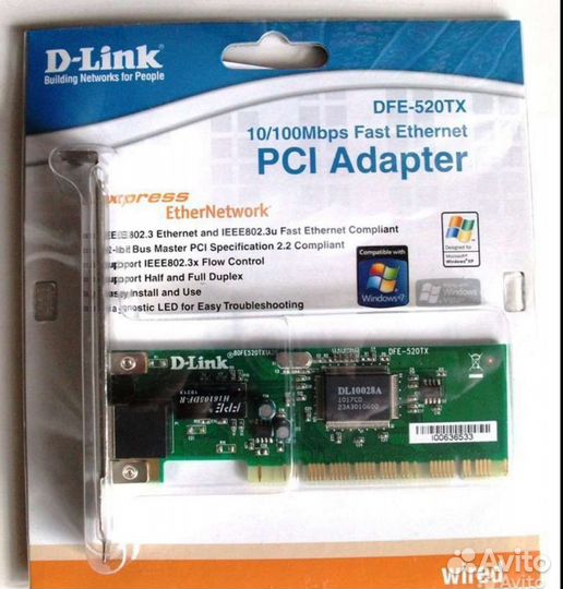 D-Link DFE-520TX pci адаптер