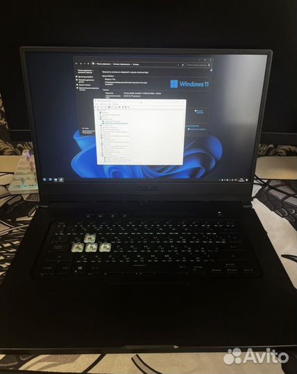 Asus TUF F15 3060, i7-11370h, 16gb