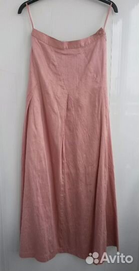 Костюм топ+длинная юбка дикий шелк