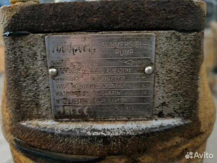 Продам строительный дренажный насос Solidpump 50TB