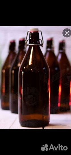 Бутылка с бугельной пробкой 1 л