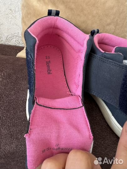 Ботинки для девочки пакетом 23