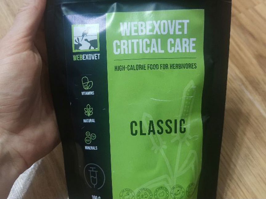 Лечебный корм Webexovet critical care classic