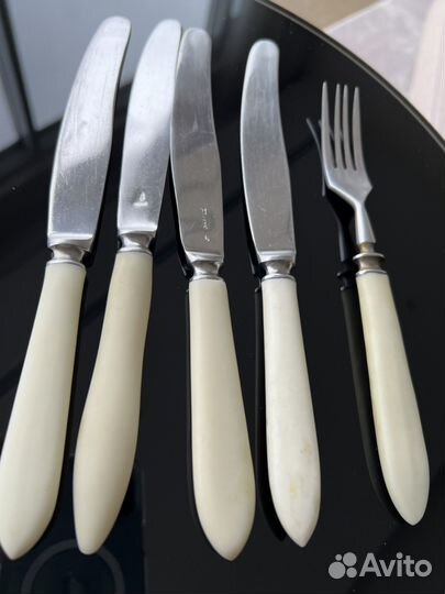 Ножи столовые СССР, нержавеющая сталь, бакелит