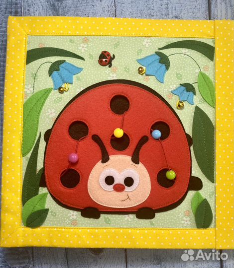 Развивающая книжка из фетра «Насекомые»