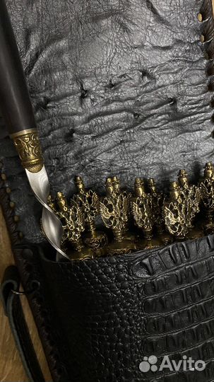 Подарочный набор шампуров в чехле 12 шт с гербом