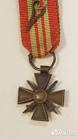 Франция 1 мв, крест за военные заслуги, фрачник