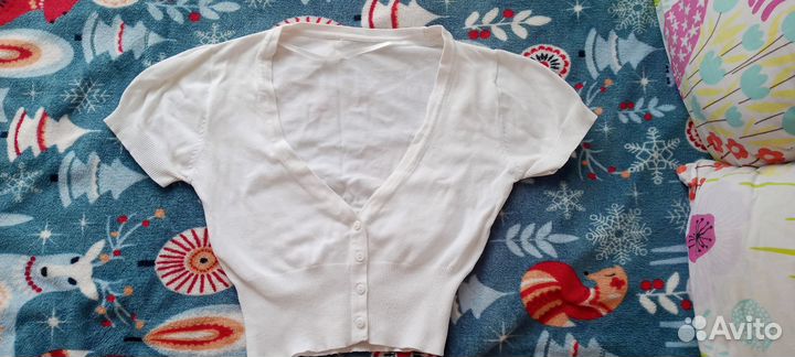 Кофта болеро на пуговицах