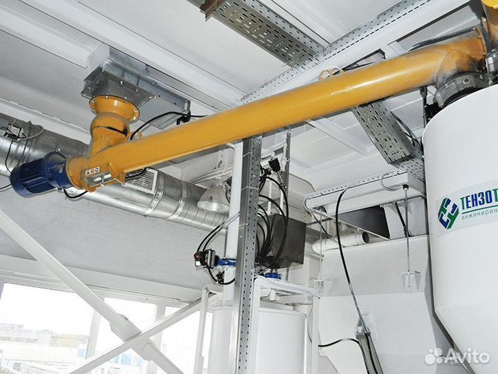 Шнек для цемента 168 мм, 6 метров