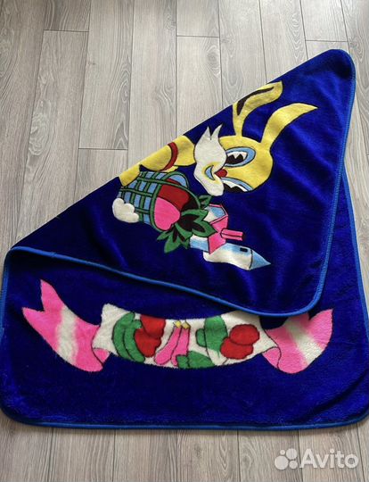 Плед детский плюшевый