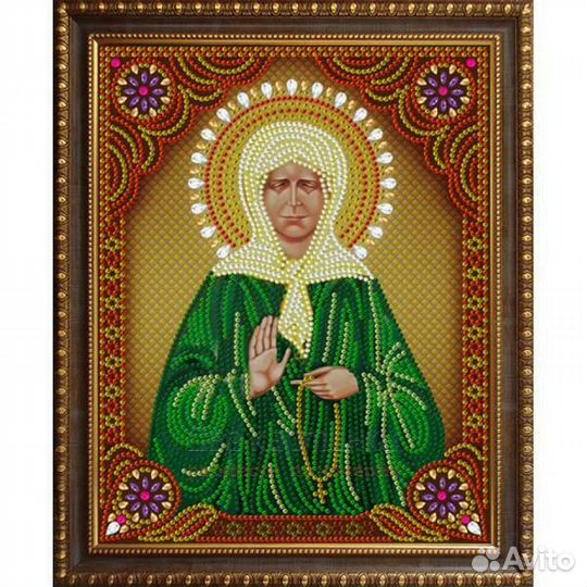 Алмазная мозаика 27x33 Матрона Московская