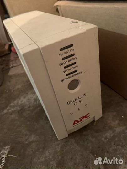 Ибп APC Back-UPS CS 650