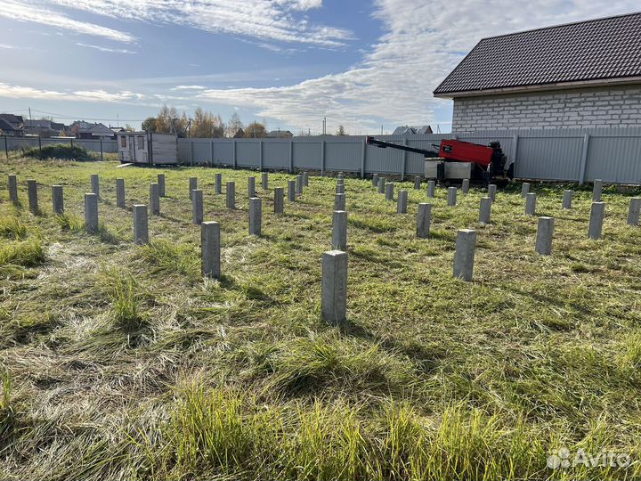 Сваи жби с установкой