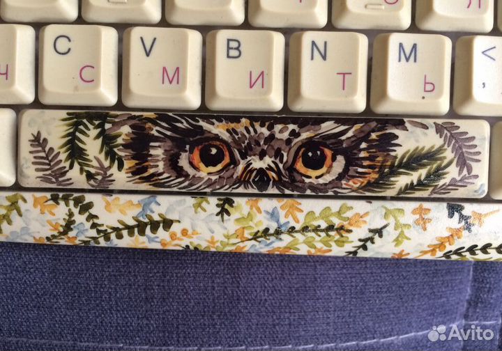 Клавиатура с художественной росписью
