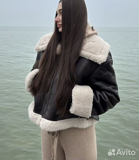 Дубленка авиатор