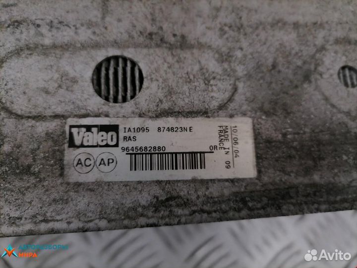 Интеркулер Peugeot 407 2004 0384G6