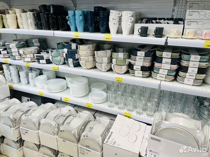 Посуда из Икеа кружки, тарелки, миски, сервизы
